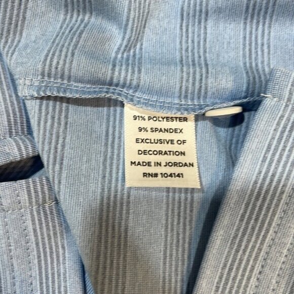 Walter Hagen Men's P11 Fine Line Texture Stripe Golf Polo - Picture 11 of 12